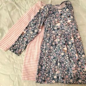 2 pack- 3t toddler long sleeve dress